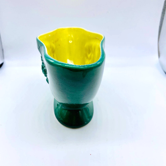 Red Wing B2016 Tropicana Belle Kogan Green /Yellow Embossed Sunflower Planter - Picture 4 of 12